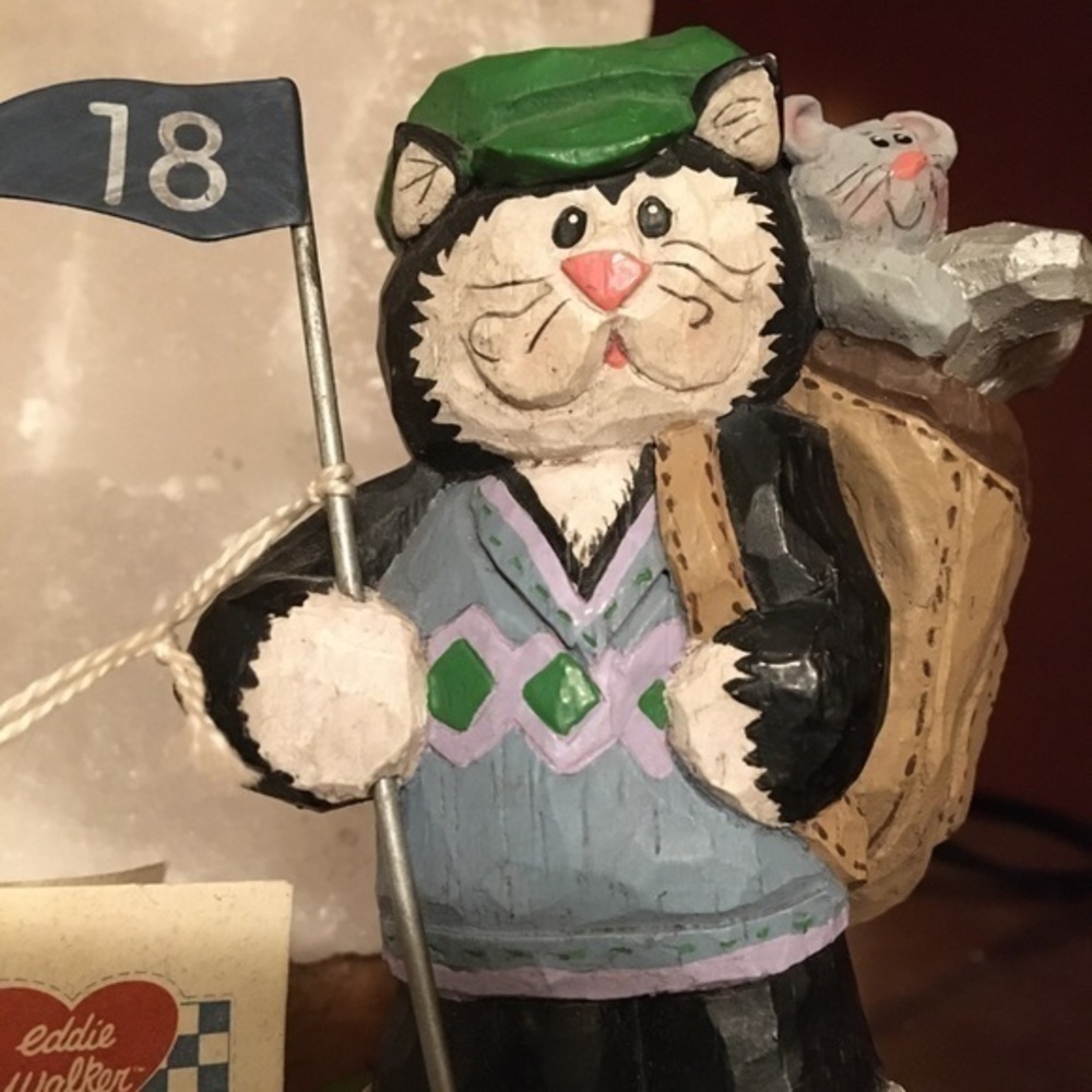 Midwest of Cannon Falls Cat Golfer Figurine. New with tags. - Picture 5 of 7